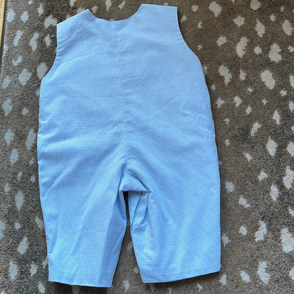 Smocked Santa Christmas Longall - Picture 3 of 3